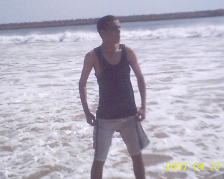 moi dans l'eau