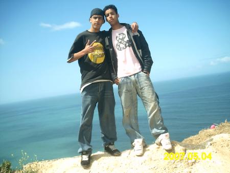 c moi & Yassine  dans une tro belle place
